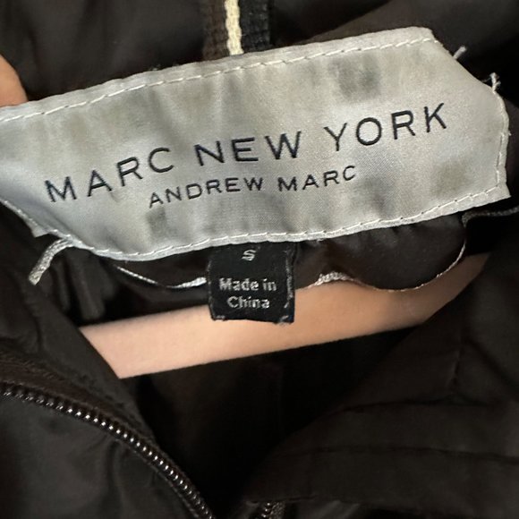 Marc New York by Andrew Marc Brown Winter Down Jacket S Puffer - Picture 2 of 6